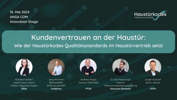 ANGA COM Kundenvertrauen an der Haustür